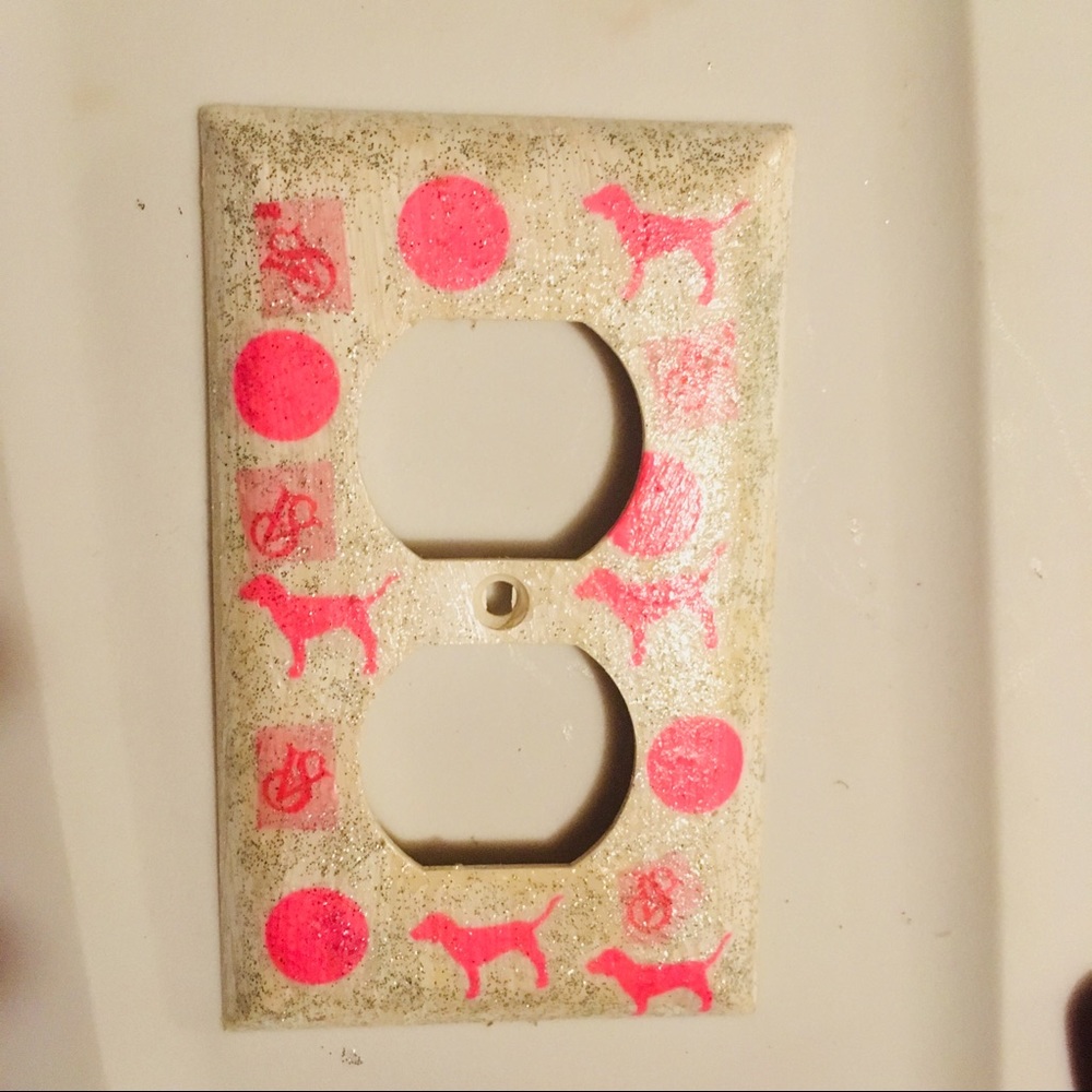 Victoria Secret Pink lite switch cover